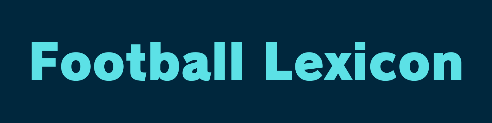 Football Lexicon